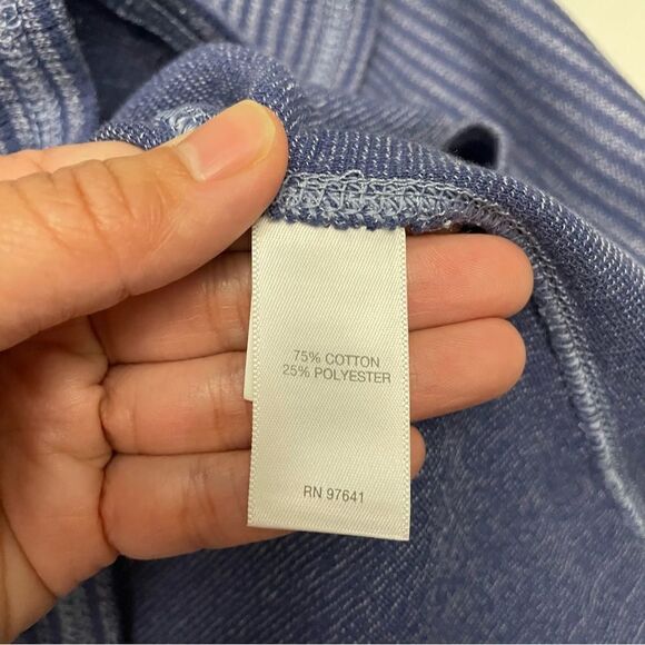 J.JILL STRIPED KNIT SWEATER DRESS/ tunic‎ indigo size XS Petite - Picture 5 of 9